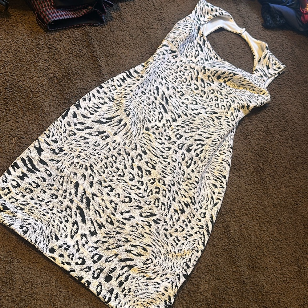 Caché dress cheetah print